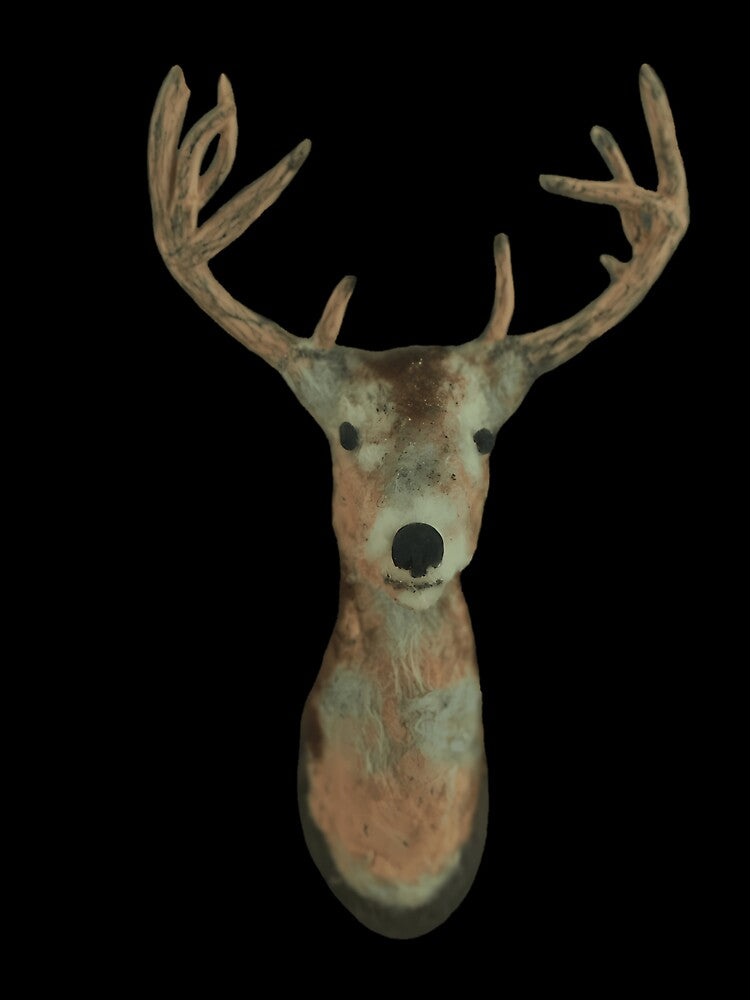 Bizarre Deer Mount Surreal Portrait by ikgrnzmpb88