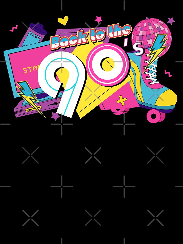 Back to the 90s theme colorful 90s era by JayDesignLabs