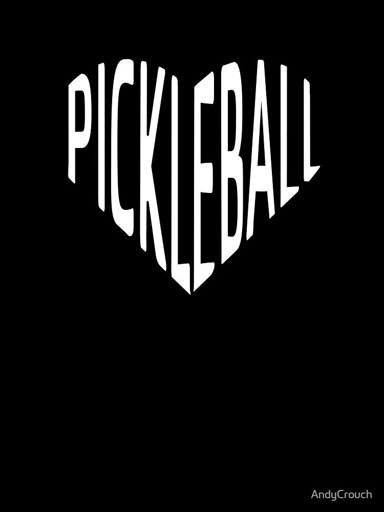 Pickleball in a Heart by AndyCrouch