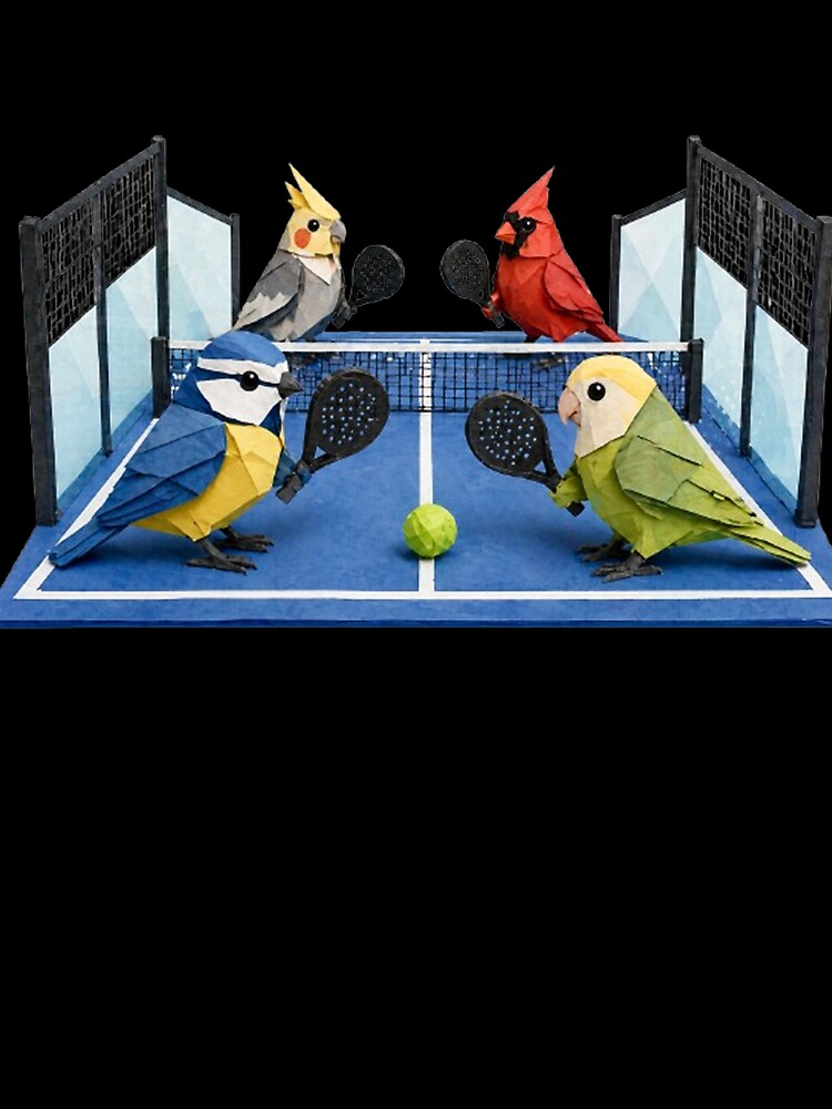 Paper Bird Padel Match by ticzla95
