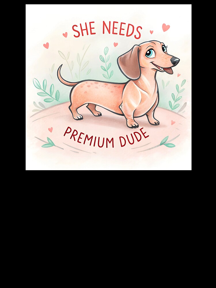 She needs Premium duchshund by AhArtMe