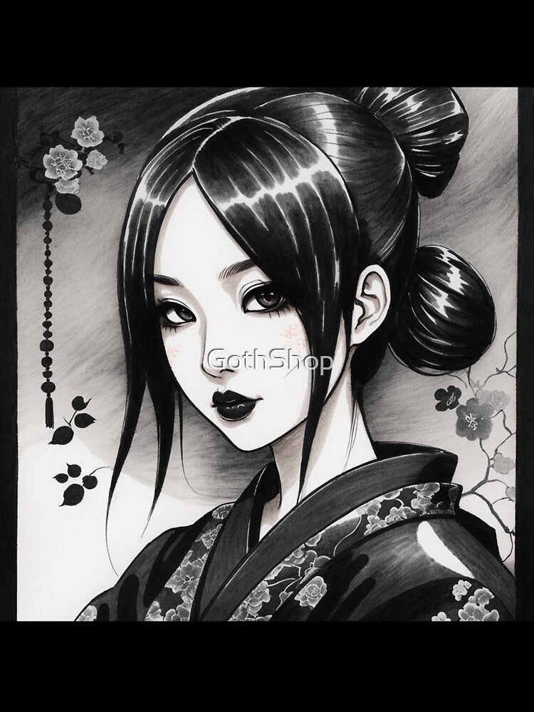 Japanese Goth Girl 4 by GothShop