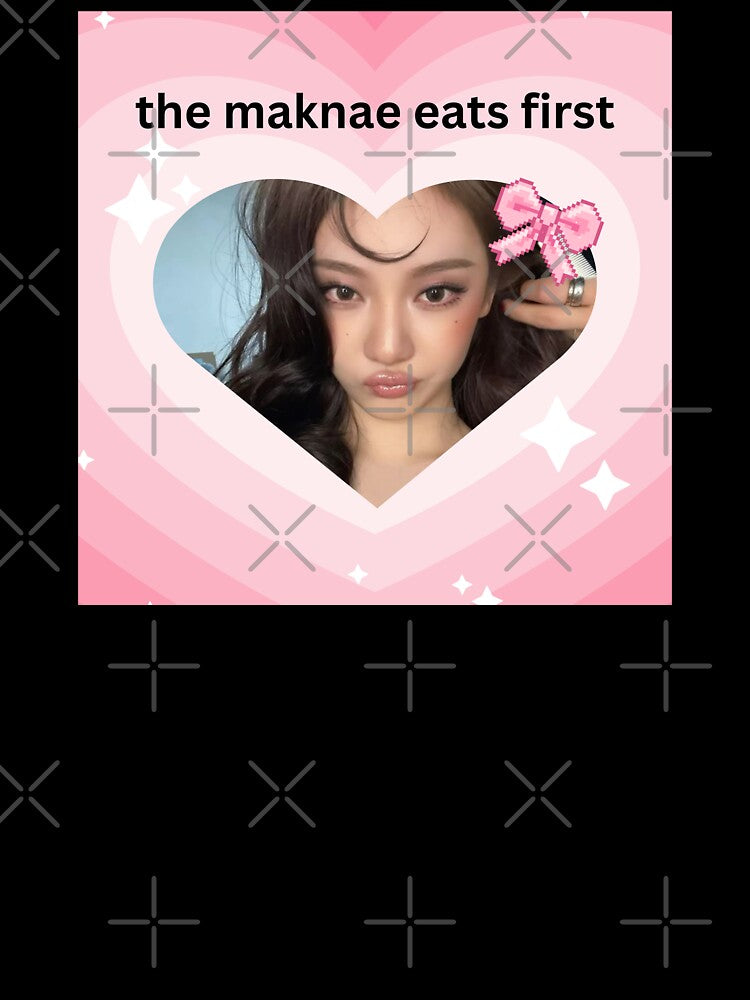Kpop Aespa NingNing Funny Maknae Eats First Kpop Meme by StarBunnyDesign