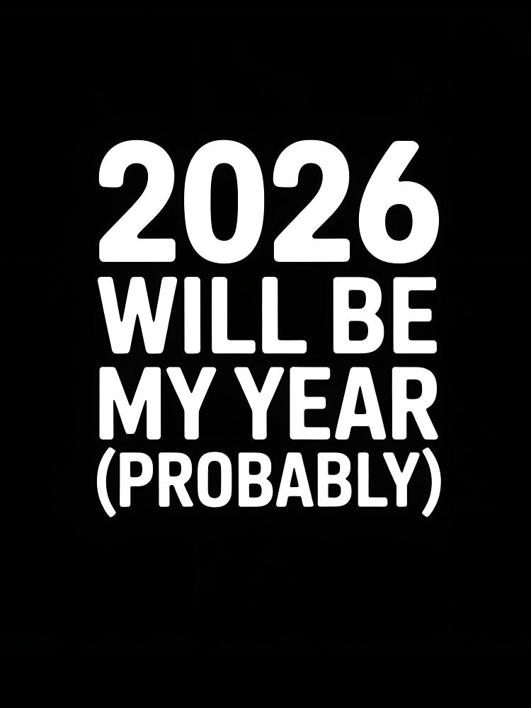 2026 Will Be My Year ( Probably) by Viktorio Art Shop