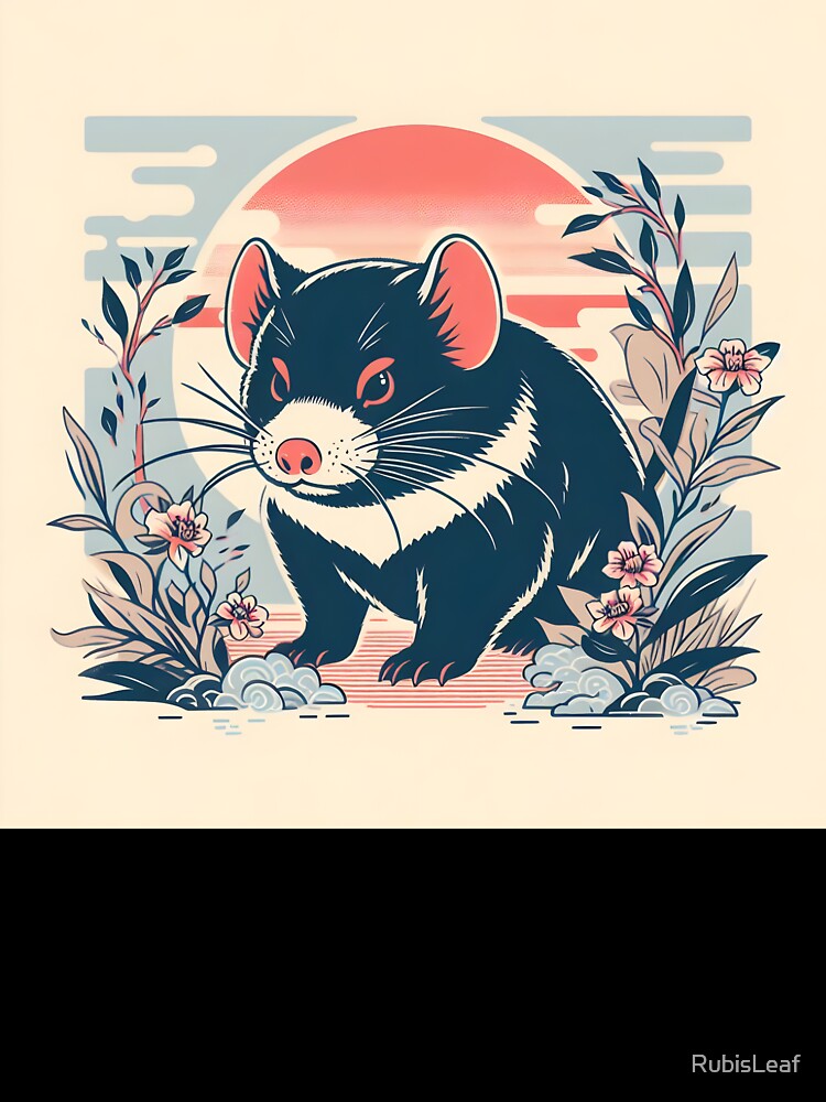 Tasmanian devil style art by RubisLeaf