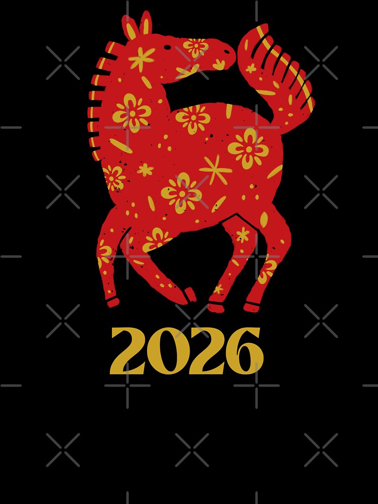 Chinese New Year 2026 Year of the Horse Graphic by TalkTee Me