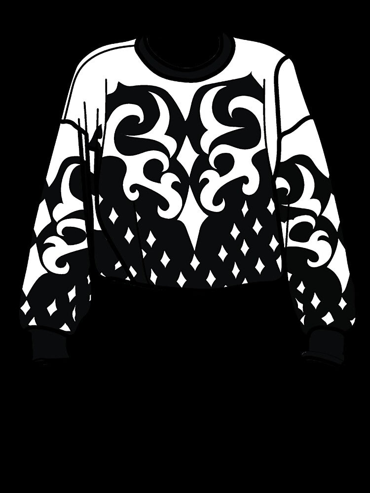 Slavik’s Fashion sweater black #2 by YurkoDyachyshyn