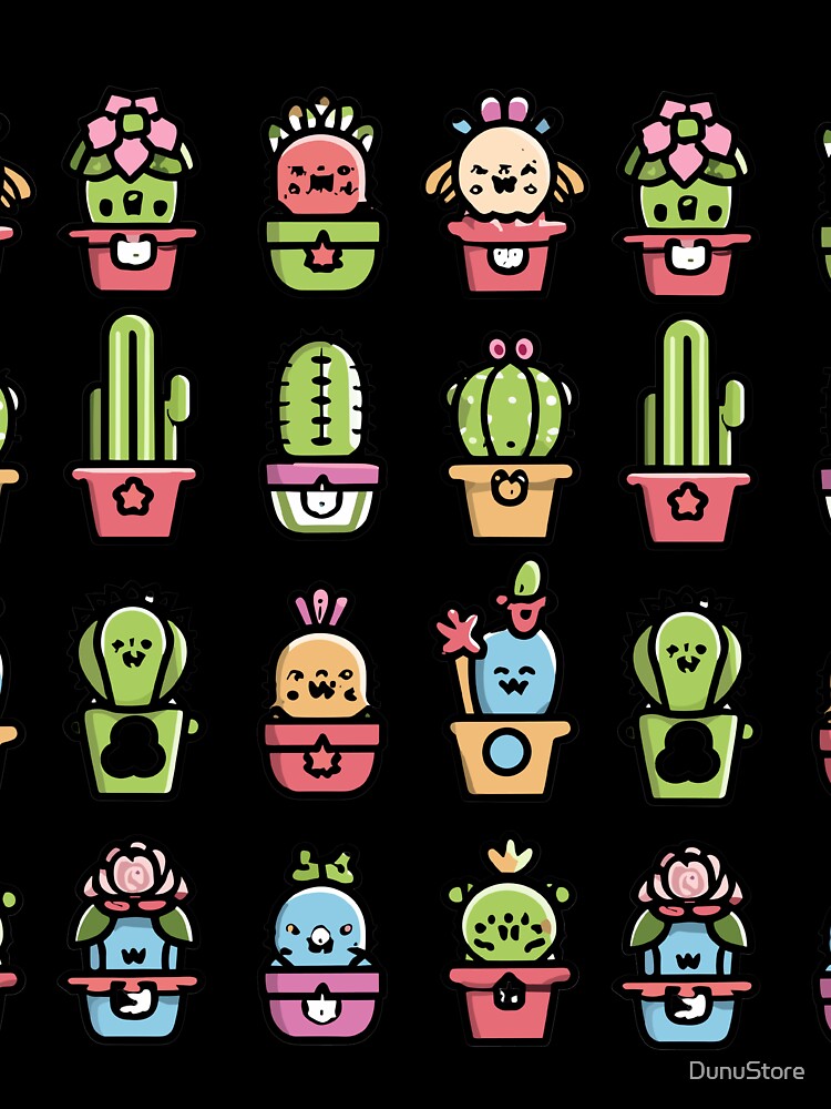 kawaii flower pots by DunuStore