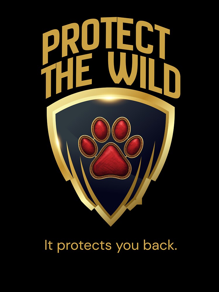 Protect the Wild Native American Shirt – Wildlife Conservation & Animal Rights Tee by Eyanosa Native Design