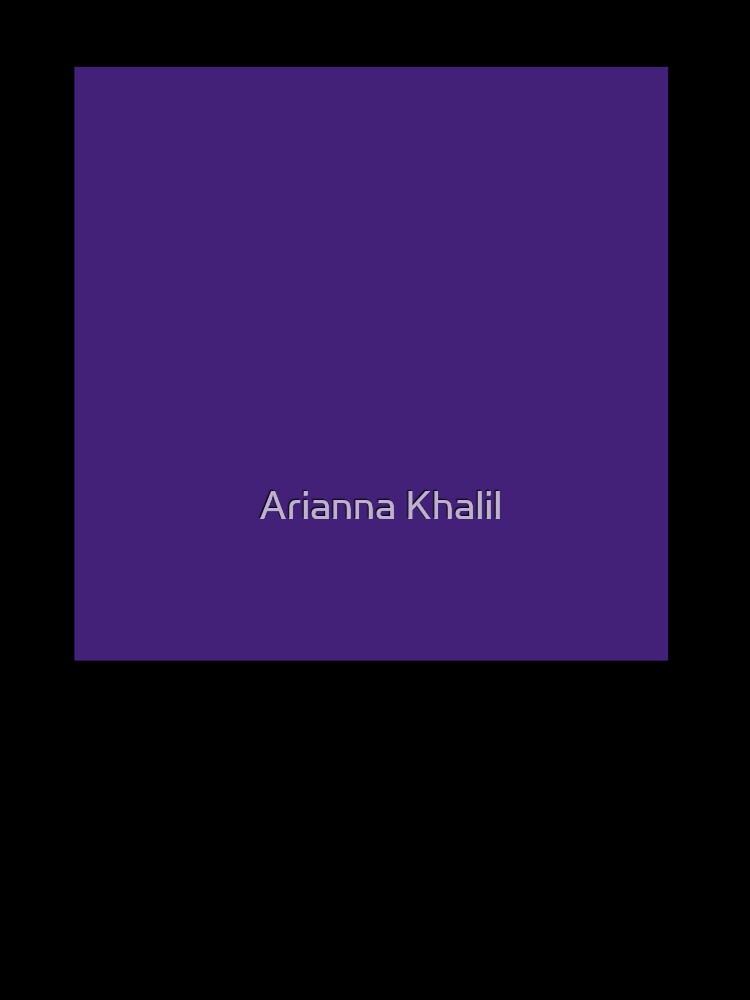 Solid Dark Purple by Arianna Khalil