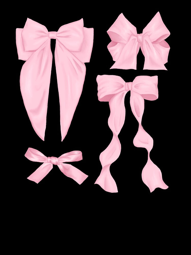 Pink Ribbon Bow Collection by rainmatthews