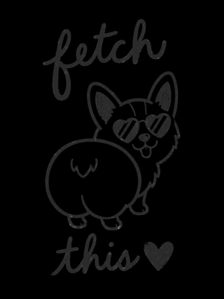 Funny Corgi Butt with Heart Sunglasses by OopsieDaisiesSh