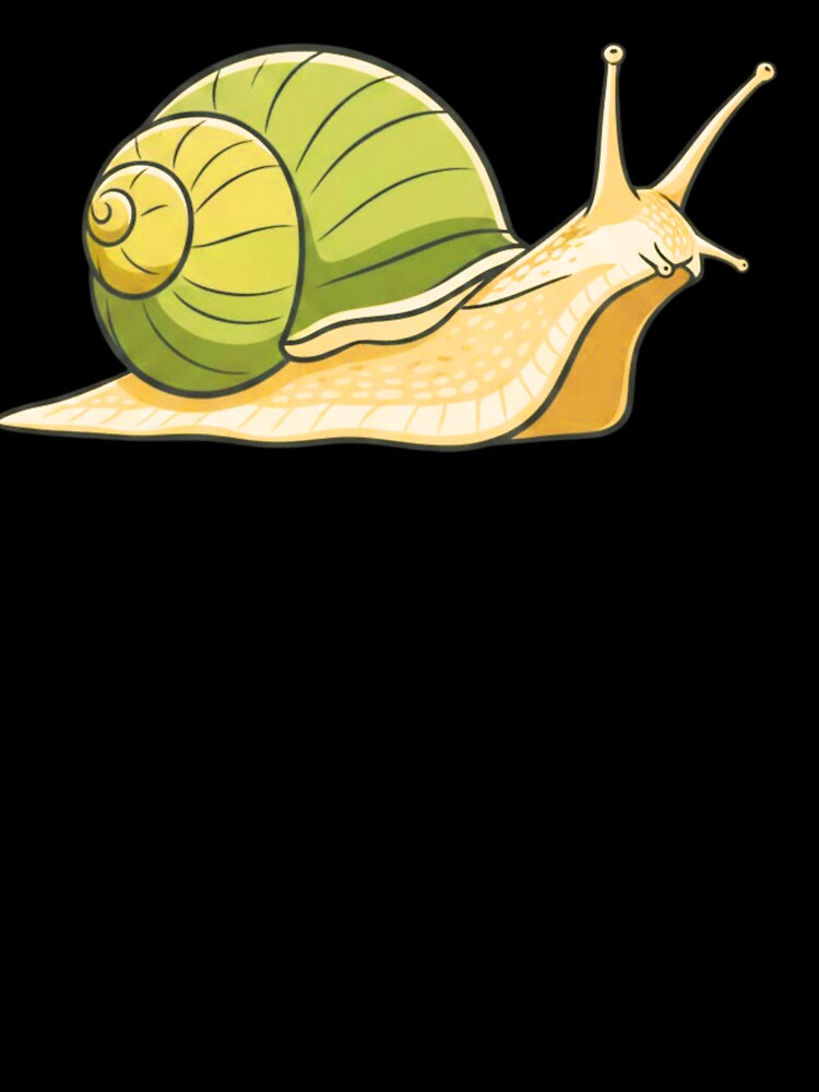 Slow Progress Snail – Calm Low Energy Animal Illustration by AdicretorDesign