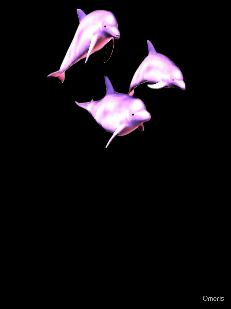 dolphin vaporwave by Omeris