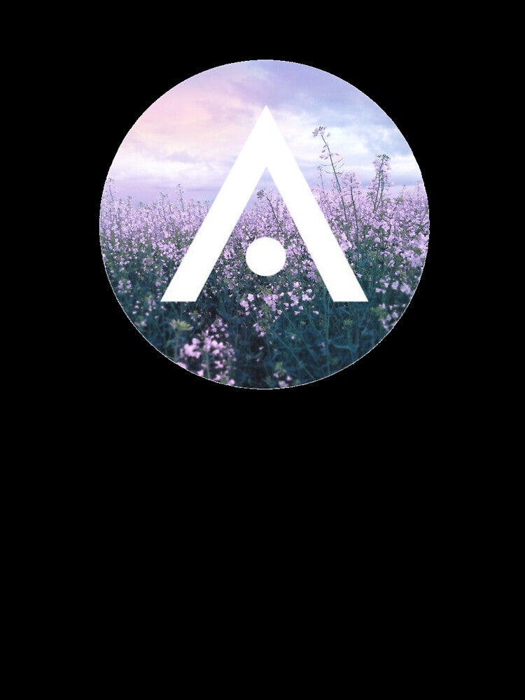 Field of Purple Flowers Aveda Logo by Dalaura