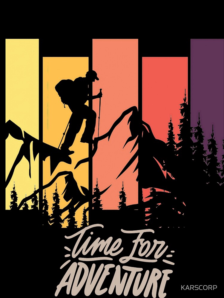 Time for Adventure Graphic T-Shirt by KARSCORP