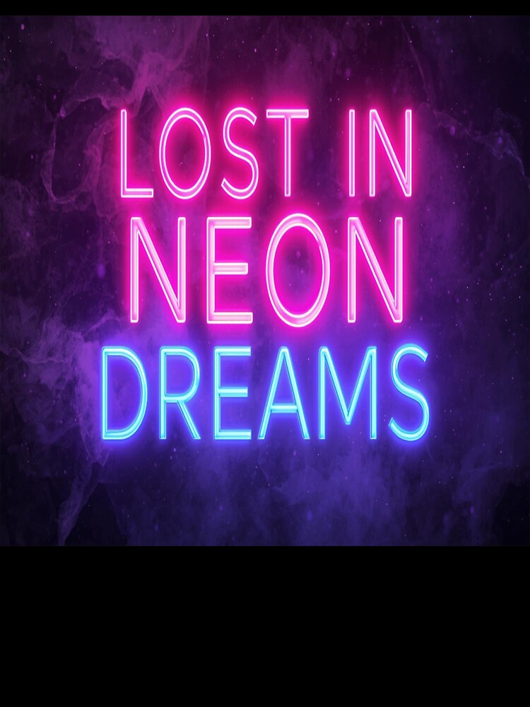 Lost in Neon Dreams – Vaporwave Retro Aesthetic by MODENESTY