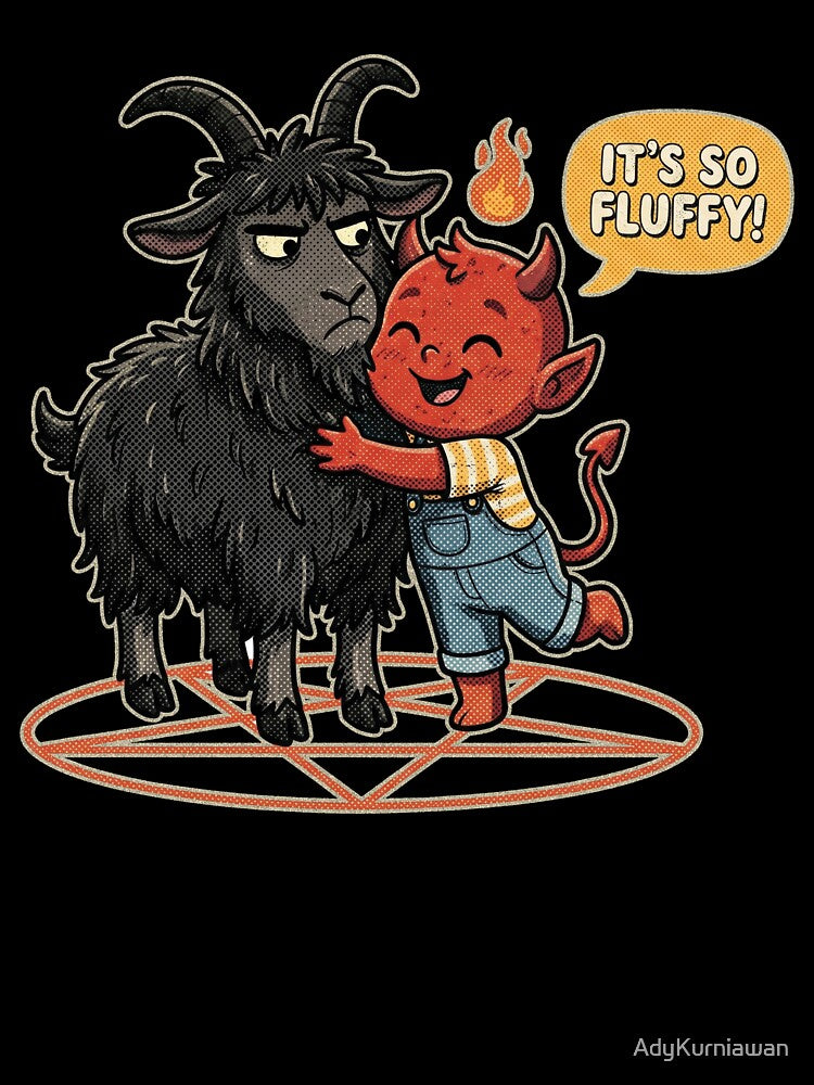 Cute Devil Goat Soft Goth Aesthetic by AdyKurniawan