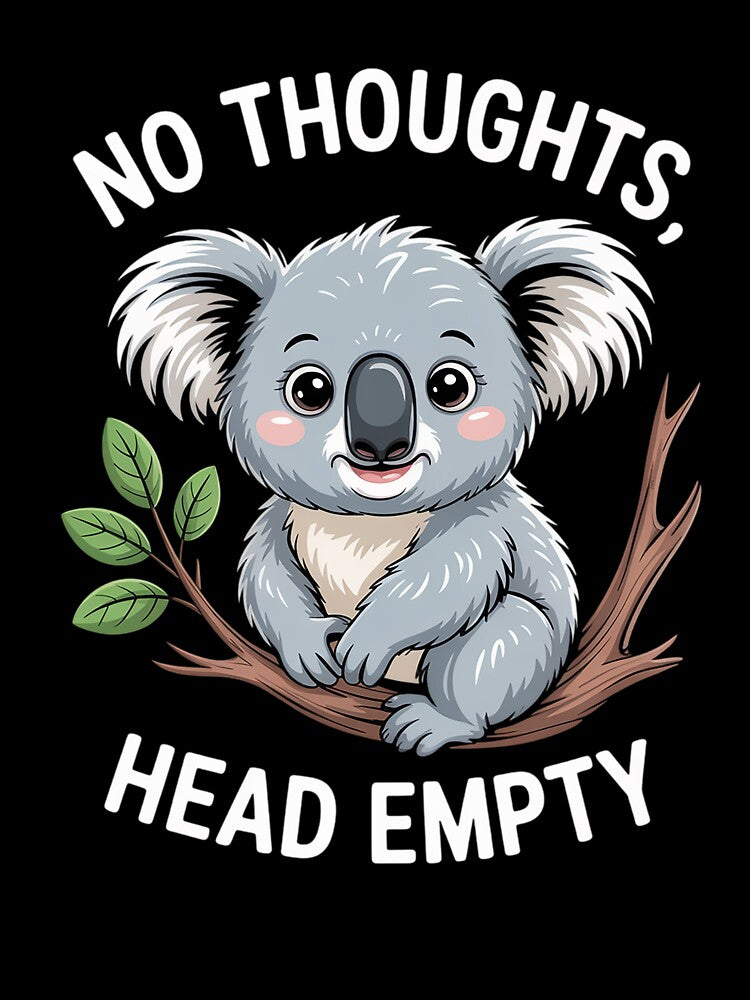 Internet Meme Smooth Brain Gang No Thoughts Head Empty Koala by TiredPack