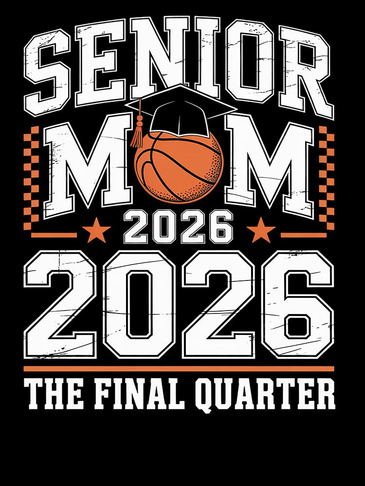 Senior Mom 2026 Basketball Graduation Quarter Men Women by BlassmausArt