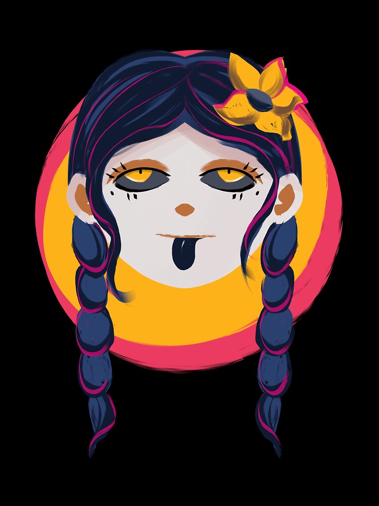 Bored Emo Girl in a Psychedelic Mood by btwjulis