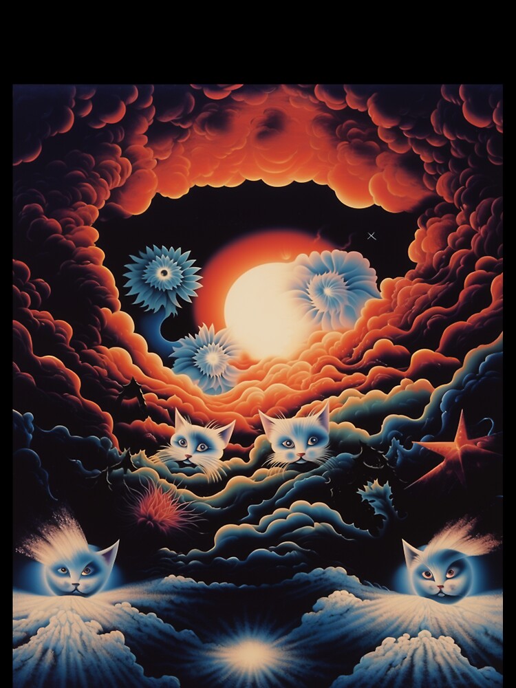 Psychedelic Kittens by itsnotamy