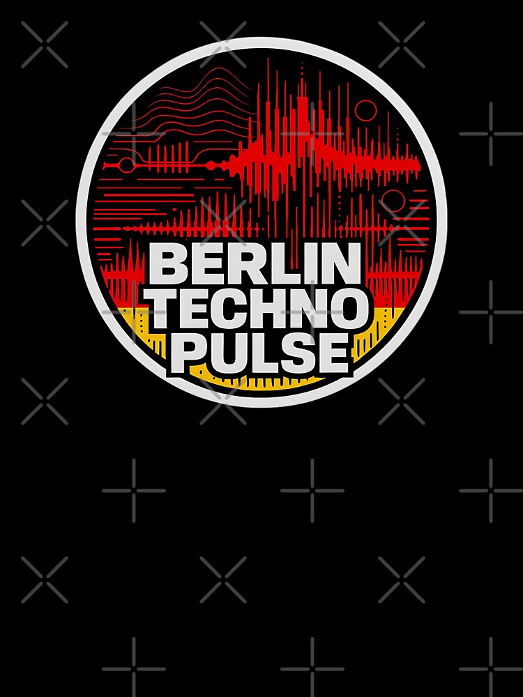 Berlin Techno Pulse – Underground Electronic Music Rave Design by |TRSSHOP|