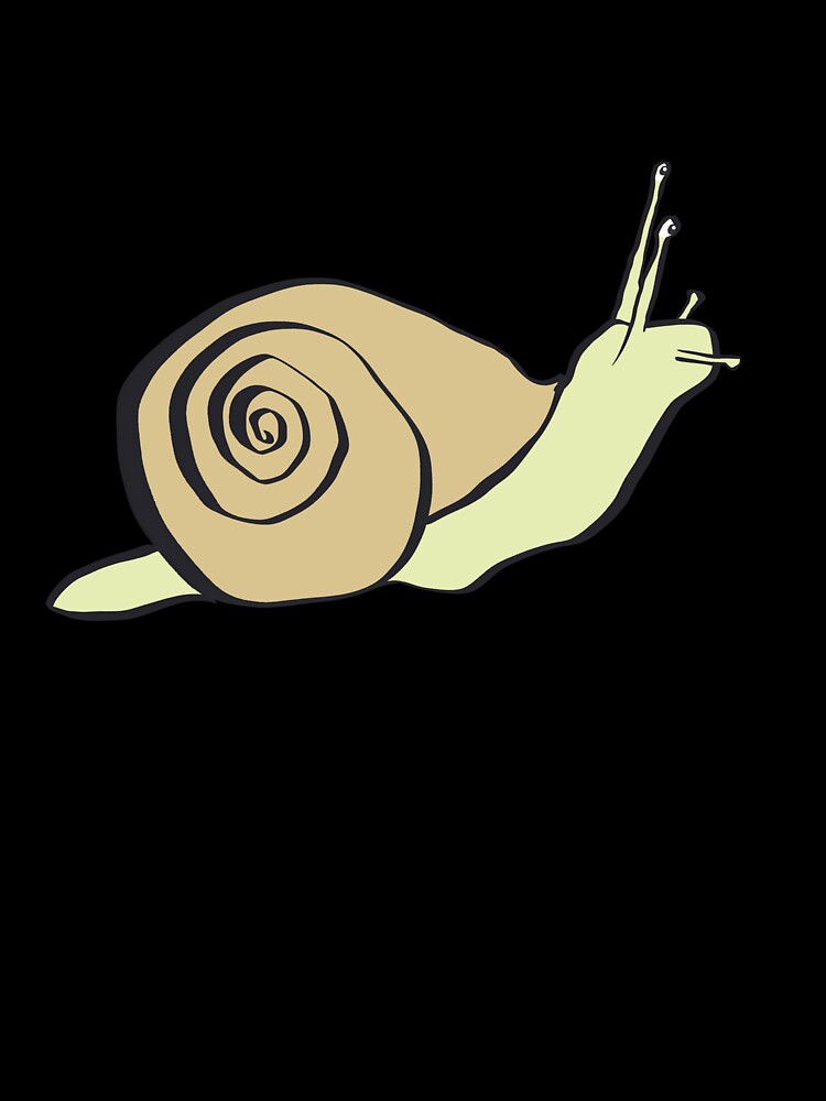 Minimalist Slow-Living Hand-Drawn Snail by NorthFieldsShop