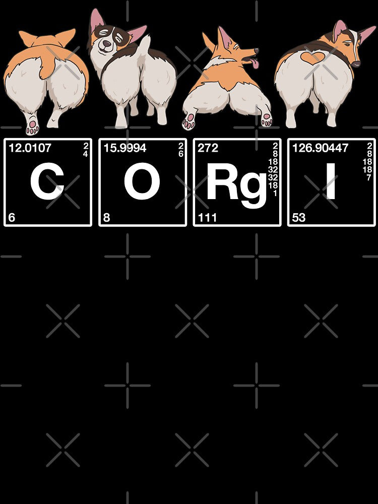 Funny Corgis - Cute Corgi Lovers Dog Mom Vintage Science by r-silver