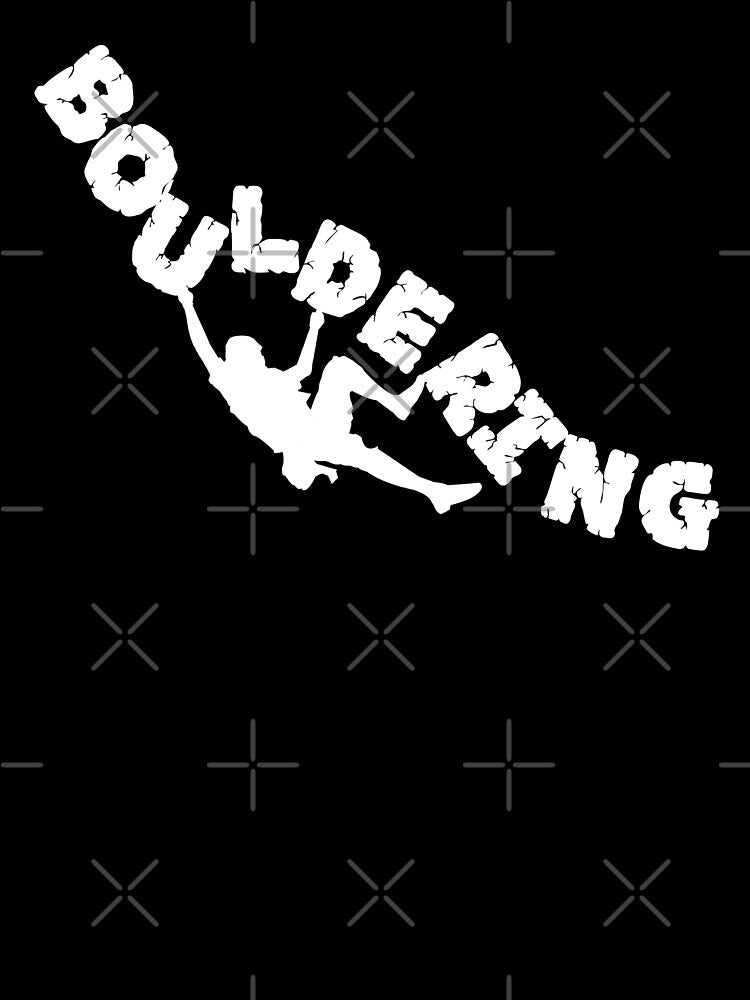 Bouldering Graphic Rock Climbing by DamnGoodDesign