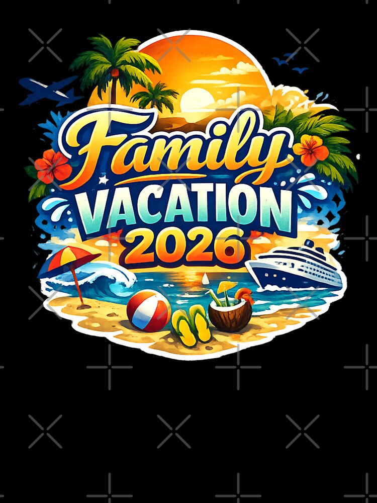 Family Vacation 2026 Tropical Beach Trip Matching Group Shirt by g1cash