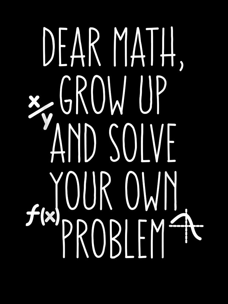 Funny Math Shirt for Teen Girls Tween Women Teacher College by helamanhudayfi