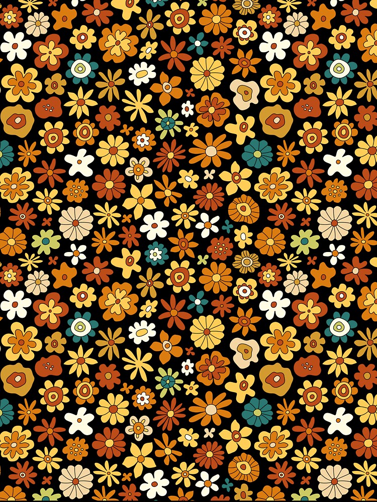 Groovy Floral Pattern by kristineamae