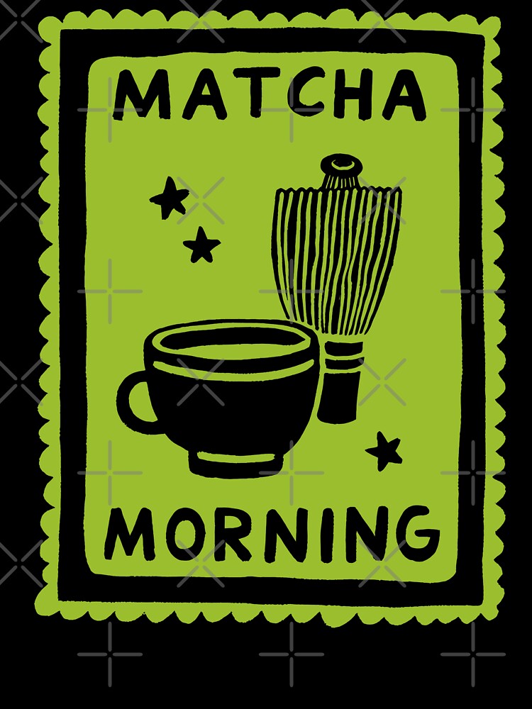 Morning Matcha – Aesthetic Daily Wellness Illustration by All That Jazz Store