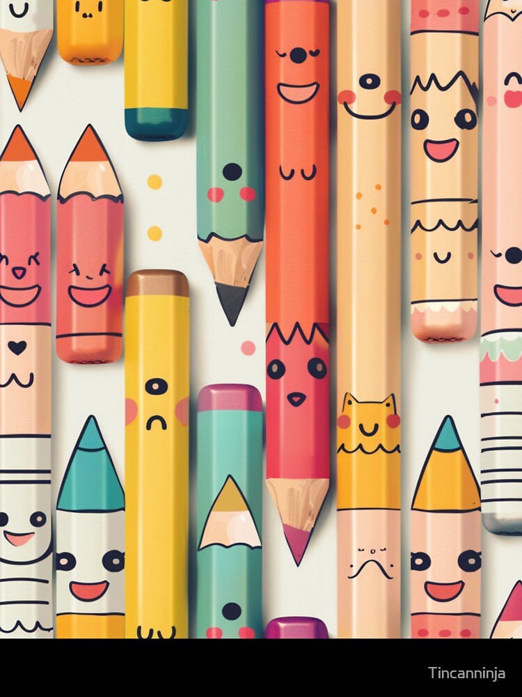 Pencil Pals: Kawaii Companions for Every Thought! by Tincanninja