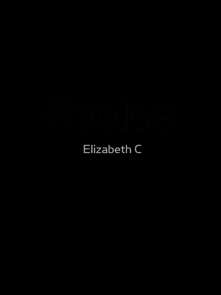 Minimalist typographic art Evolve by ElizabethCoelho