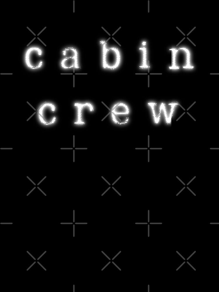 Cabin Crew (Flight Attendants, typewriter font) by jetmike