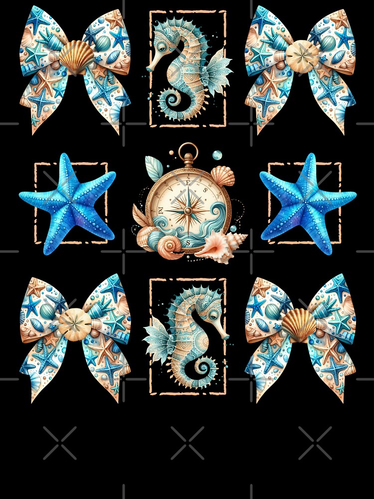 BEACH AND BOWS COASTAL COQUETTE by FlutteringWings