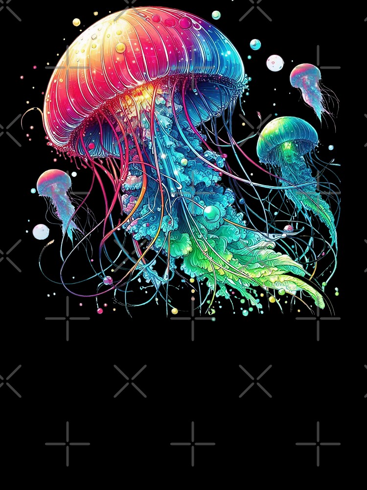 Glowing Jellyfishes by FreshArtFusion