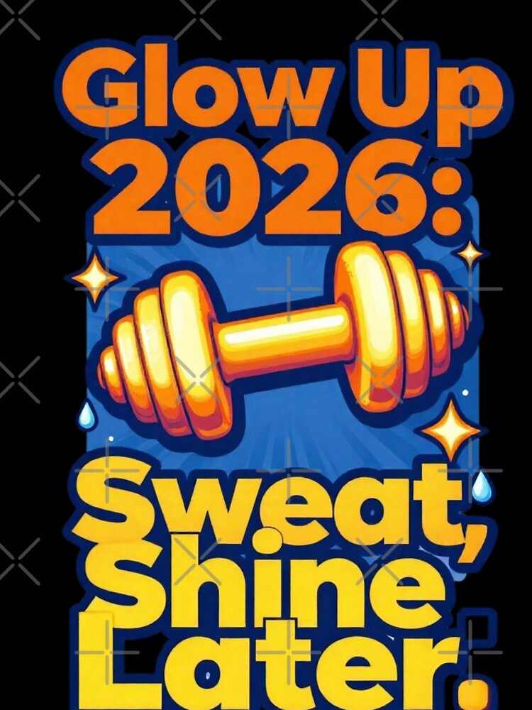 2026 Glow Up Fitness Tee by KAUKUDESIGNS