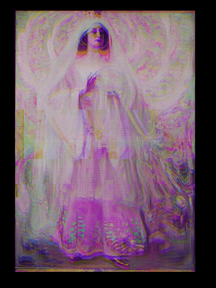 Mystical Glitch Angel Ethereal Fae by BioDigital-Jazz