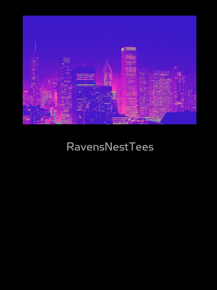 Vaporwave Cityscape by RavensNestTees