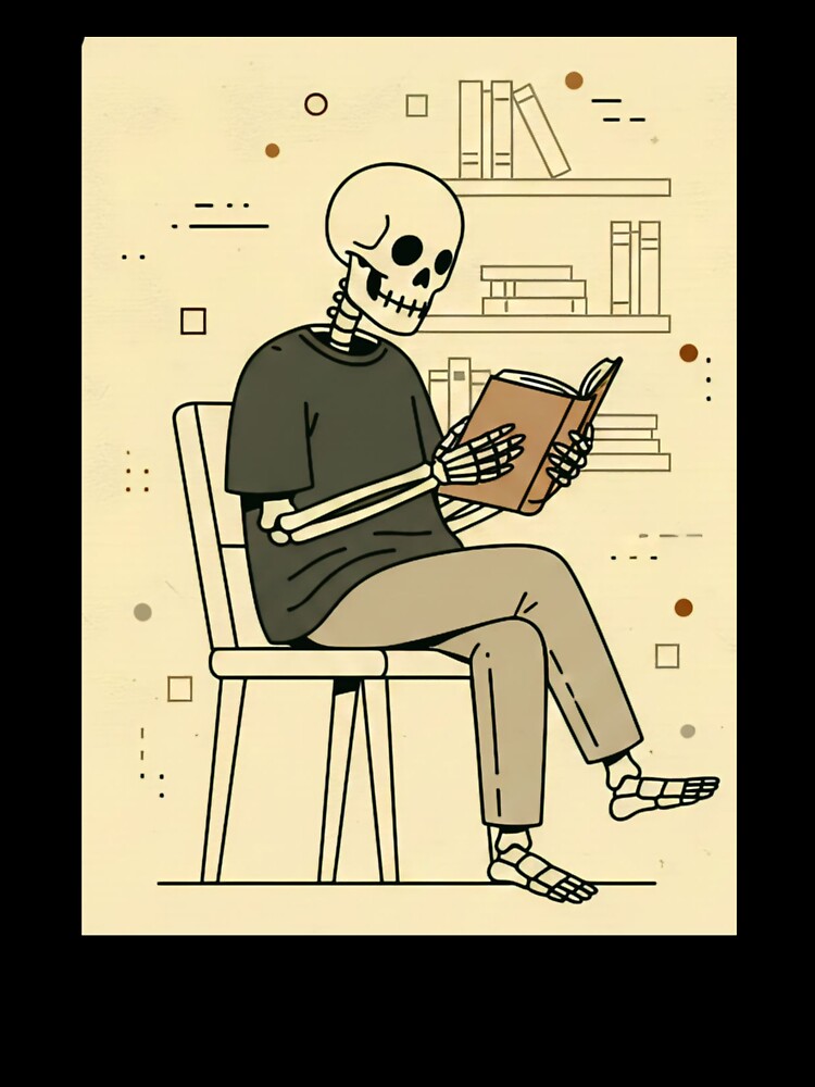 READER | Minimalist Skeleton Streetwear Art by DEADLINE.