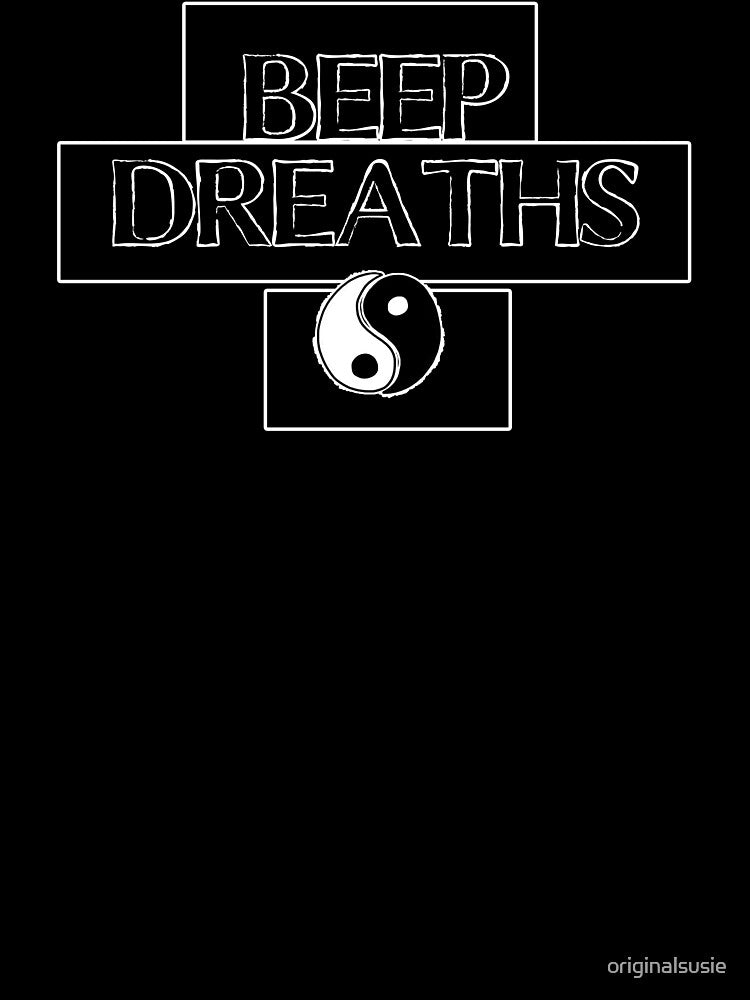 DEEP BREATHS - BEEP DREATHS - YinYang - Funny mindfulness - Zen art - Chill Out by originalsusie