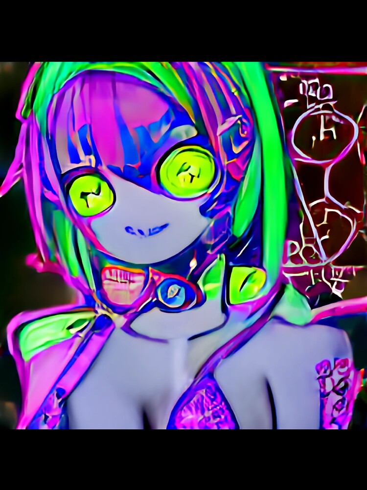 y2k punk cyber girl by Roachwaifu