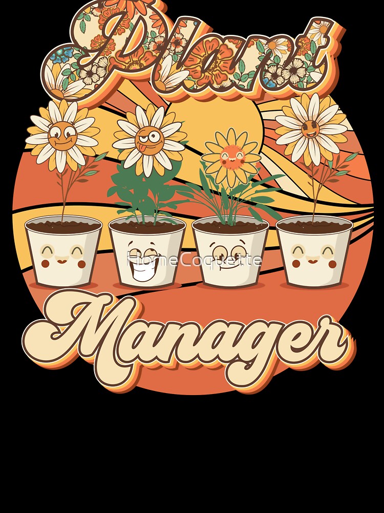 Mothers day  plant manager mama lover groovy by HomeCoquette
