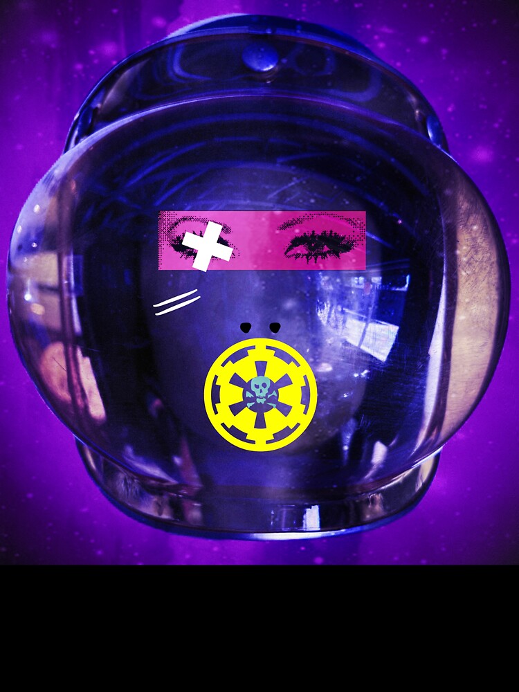 Space girl purple by DerekDoll