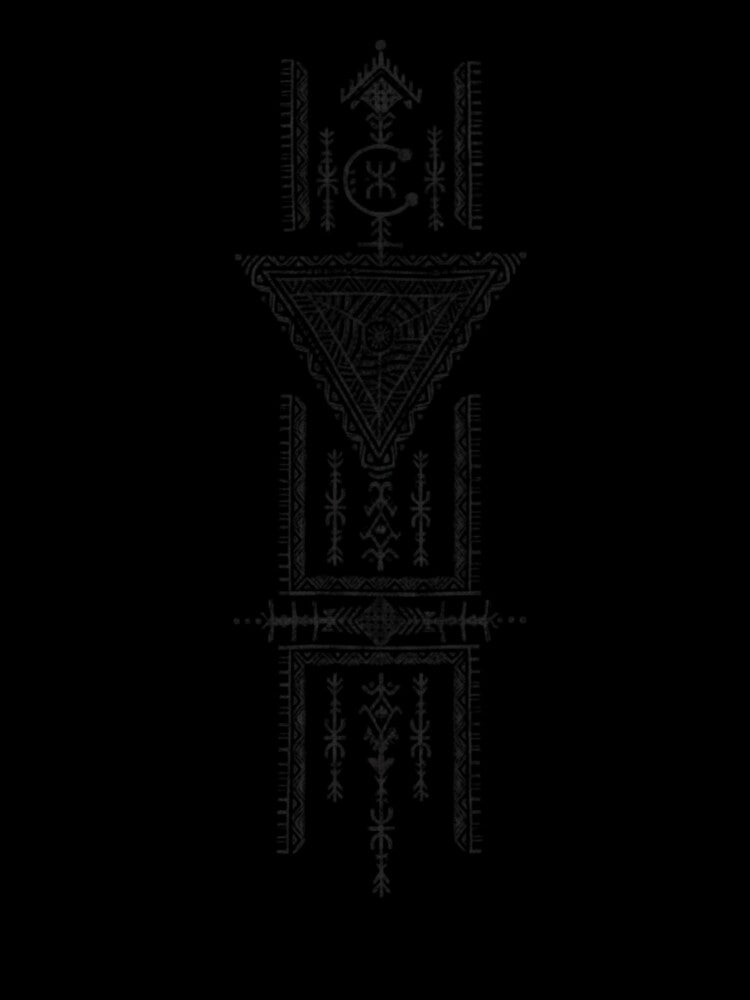 Boho Amazigh Tribal Geometric Pattern – Berber Ethnic Minimal Design by wecrea