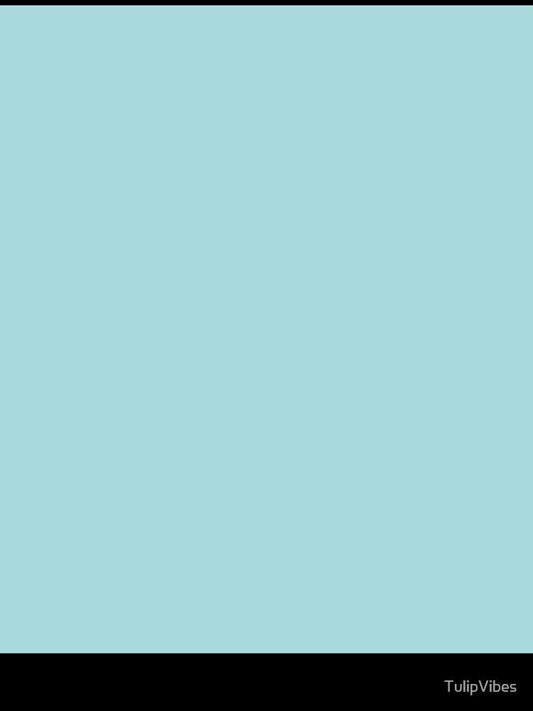 Baby Blue Minimalist Solid Color by TulipVibes