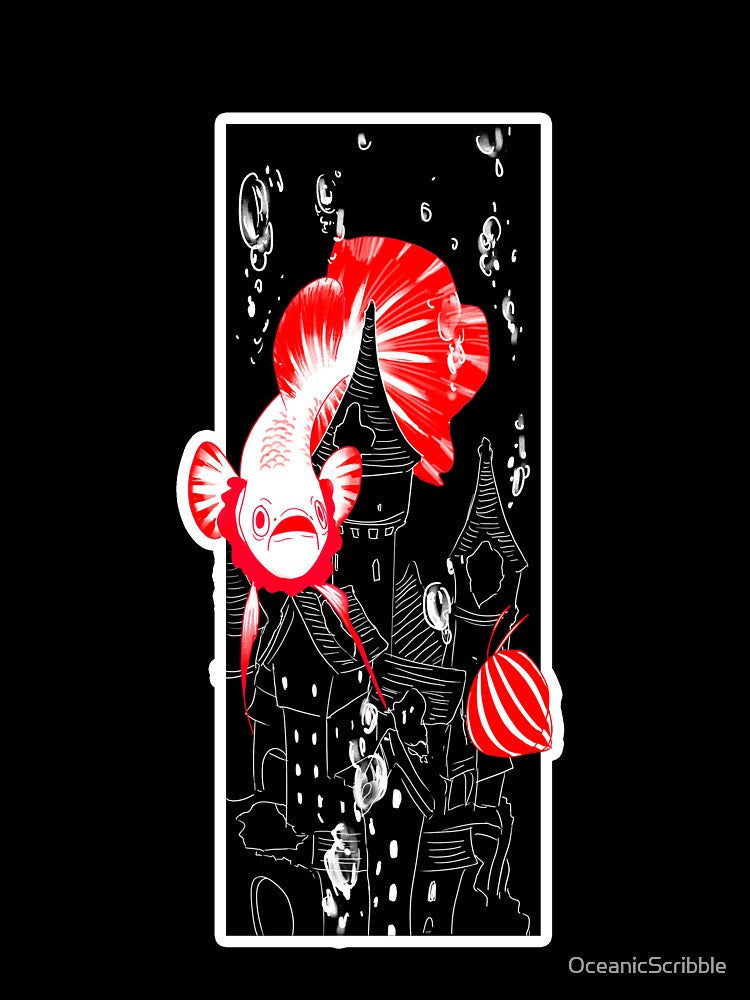 Dragon Betta Castle by OceanicScribble